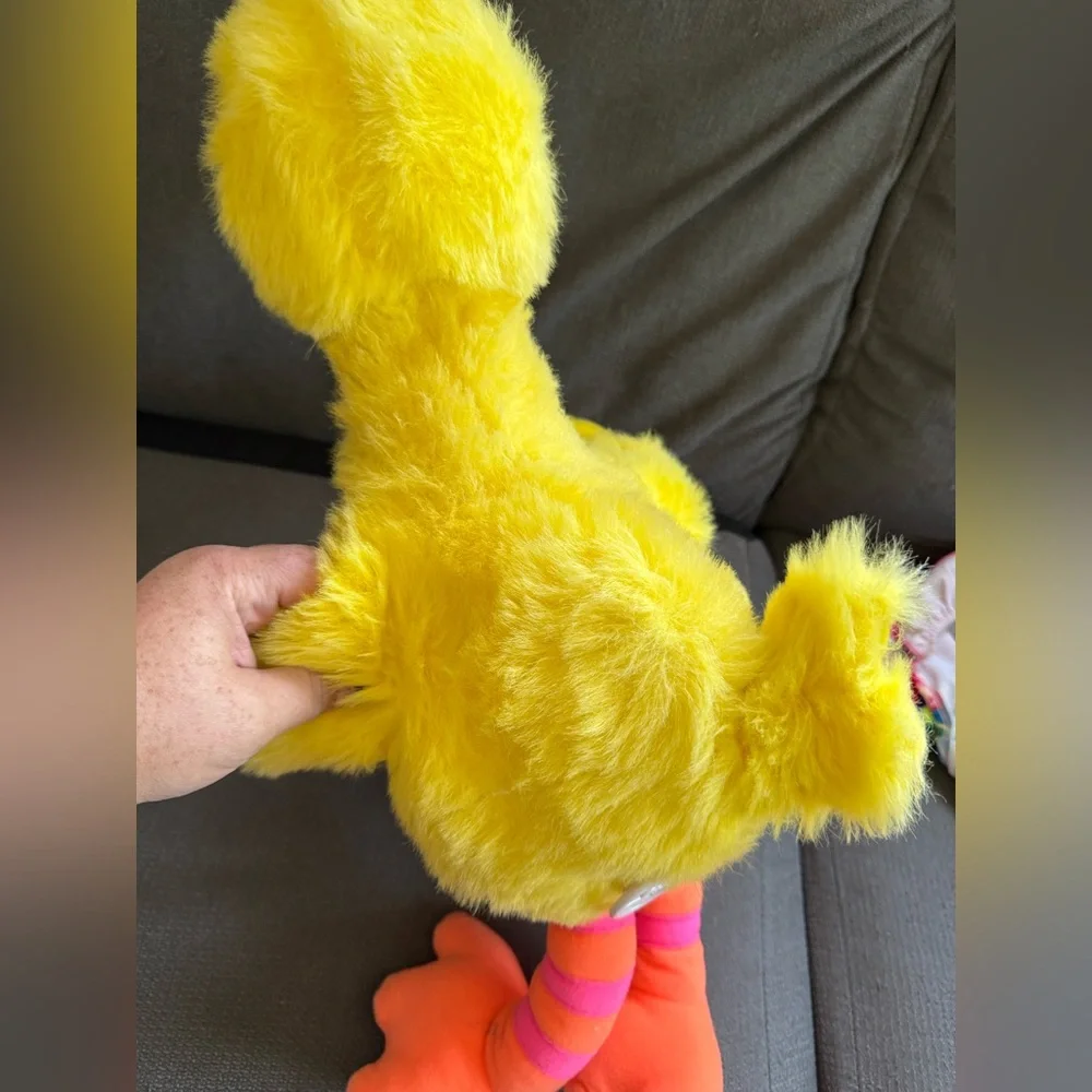 Vintage 90s Sesame Street pull string talking big‎ bird plush stuffed animal